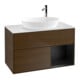 V&B Waschtischunterschrank Wandbeleuchtung Finion 100, Pl wh. m, Reg bla m Lac, wal ven-1