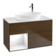 V&B Waschtischunterschrank Wandbeleuchtung Finion 100, Pl wh. m, Reg glo wh. Lac, wal ven-1