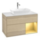 V&B Waschtischunterschrank Wandbeleuchtung Finion 100, Pl wh. m, Reg gol m Lac, Oa ven-1