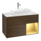 V&B Waschtischunterschrank Wandbeleuchtung Finion 100, Pl wh. m, Reg gol m Lac, wal ven-1