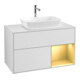 V&B Waschtischunterschrank Wandbeleuchtung Finion 100, Pl wh. m, Reg gol m Lac, wh. m Lac-1