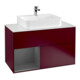 V&B Waschtischunterschrank Wandbeleuchtung Finion 100, Pl wh. m, Reg li Anthrac. m, Peo m-1