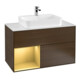 V&B Waschtischunterschrank Wandbeleuchtung Finion 100, Pl wh. m, Reg li gol m, wal ven-1