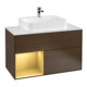 V&B Waschtischunterschrank Wandbeleuchtung Finion 100, Pl wh. m, Reg li gol m, wal ven-1