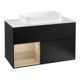 V&B Waschtischunterschrank Wandbeleuchtung Finion 100, Pl wh. m, Reg li Oa ven, bla m Lac-1