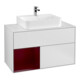 V&B Waschtischunterschrank Wandbeleuchtung Finion 100, Pl wh. m, Reg li Peo, wh. m Lac-1