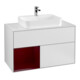 V&B Waschtischunterschrank Wandbeleuchtung Finion 100, Pl wh. m, Reg li Peo, wh. m Lac-1
