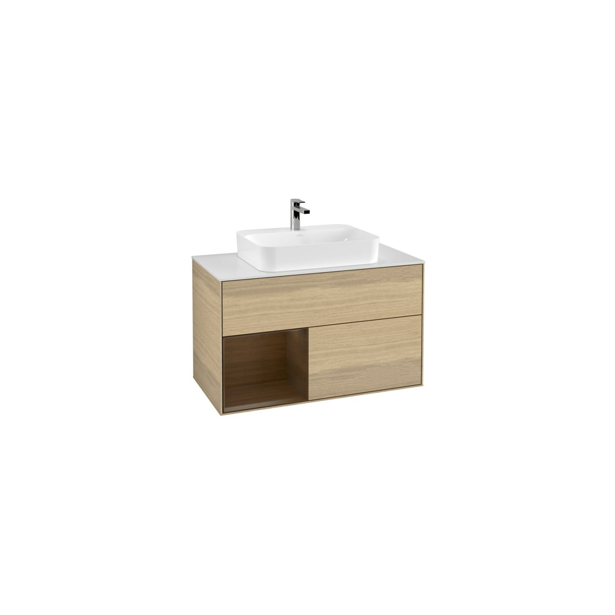 V&B Waschtischunterschrank Wandbeleuchtung Finion 100, Pl wh. m, Reg li wal ven, Oa ven ; Villeroy & Boch