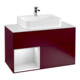 V&B Waschtischunterschrank Wandbeleuchtung Finion 100, Pl wh. m, Reg li wh. m Lac, Peo m-1