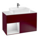 V&B Waschtischunterschrank Wandbeleuchtung Finion 100, Pl wh. m, Reg li wh. m Lac, Peo m-1
