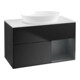 V&B Waschtischunterschrank Wandbeleuchtung Finion 100, Pl wh. m, Reg md m Lac, bla m Lac-1
