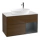 V&B Waschtischunterschrank Wandbeleuchtung Finion 100, Pl wh. m, Reg md m Lac, wal ven-1