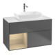 V&B Waschtischunterschrank Wandbeleuchtung Finion 100, Pl wh. m, Reg Oa ven, Anthrac. m-1