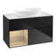 V&B Waschtischunterschrank Wandbeleuchtung Finion 100, Pl wh. m, Reg Oa ven, bla m Lac-1