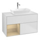 V&B Waschtischunterschrank Wandbeleuchtung Finion 100, Pl wh. m, Reg Oa ven, wh. m Lac-1