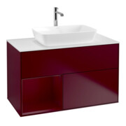 V&B Waschtischunterschrank Wandbeleuchtung Finion 100, Pl wh. m, Reg Peo m Lac, Peo m