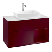 V&B Waschtischunterschrank Wandbeleuchtung Finion 100, Pl wh. m, Reg Peo m Lac, Peo m