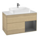 V&B Waschtischunterschrank Wandbeleuchtung Finion 100, Pl wh. m, Reg re Anthrac. m, Oa ven-1