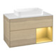 V&B Waschtischunterschrank Wandbeleuchtung Finion 100, Pl wh. m, Reg re gol m, Oa ven-1