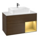 V&B Waschtischunterschrank Wandbeleuchtung Finion 100, Pl wh. m, Reg re gol m, wal ven-1