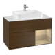 V&B Waschtischunterschrank Wandbeleuchtung Finion 100, Pl wh. m, Reg re Oa ven, wal ven-1