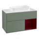 V&B Waschtischunterschrank Wandbeleuchtung Finion 100, Pl wh. m, Reg re Peo, Oli. m Lac-1