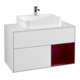 V&B Waschtischunterschrank Wandbeleuchtung Finion 100, Pl wh. m, Reg re Peo, wh. m Lac-1