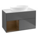 V&B Waschtischunterschrank Wandbeleuchtung Finion 100, Pl wh. m, Reg wal ven, Anthrac. m-1