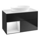 V&B Waschtischunterschrank Wandbeleuchtung Finion 100, Pl wh. m, Reg wh. m Lac, bla m Lac-1