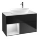 V&B Waschtischunterschrank Wandbeleuchtung Finion 100, Pl wh. m, Reg wh. m Lac, bla m Lac-1