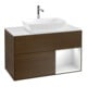 V&B Waschtischunterschrank Wandbeleuchtung Finion 100, Pl wh. m, Reg wh. m Lac, wal ven-1