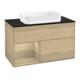 V&B Waschtischunterschrank Wandbeleuchtung Finion 100x60,3 cm, Reg li Oa ven, Oak Veneer-1