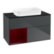 V&B Waschtischunterschrank Wandbeleuchtung Finion 100x60,3 cm, Reg li Peo, md bl. m Lac-1
