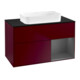 V&B Waschtischunterschrank Wandbeleuchtung Finion 100x60,3 cm, Reg re Anthrac. m, Peo Matt-1