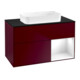 V&B Waschtischunterschrank Wandbeleuchtung Finion 100x60,3 cm, Reg re glo wh. Lac, Peo m-1