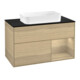 V&B Waschtischunterschrank Wandbeleuchtung Finion 100x60,3 cm, Reg re Oa ven, Oak Veneer-1