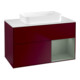 V&B Waschtischunterschrank Wandbeleuchtung Finion 100x60,3 cm, Reg re Oli. m Lac, Peo Matt-1