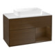 V&B Waschtischunterschrank Wandbeleuchtung Finion 100x60,3 cm, Reg re wal ven, wal veneer-1