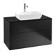 V&B Waschtischunterschrank Wandbeleuchtung Finion 100x60,3cm, Abd.-Pl. bla m, bla m Lac-1