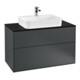 V&B Waschtischunterschrank Wandbeleuchtung Finion 100x60,3cm, Abd.-Pl. bla m, md bl. m Lac-1