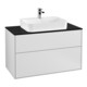 V&B Waschtischunterschrank Wandbeleuchtung Finion 100x60,3cm, Abd.-Pl. bla m, wh. m Lac-1