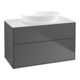 V&B Waschtischunterschrank Wandbeleuchtung Finion 100x60,3cm, Abd.-Pl. wh. m, Anthrac. m-1