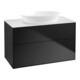 V&B Waschtischunterschrank Wandbeleuchtung Finion 100x60,3cm, Abd.-Pl. wh. m, bla m Lac-1