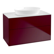 V&B Waschtischunterschrank Wandbeleuchtung Finion 100x60,3cm, Abd.-Pl. wh. m, Peony Matt