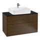 V&B Waschtischunterschrank Wandbeleuchtung Finion 100x60,3x50,1cm, Abd.-Pl. bla m, wal ven-1