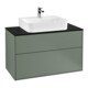 V&B Waschtischunterschrank Wandbeleuchtung Finion 100x60,3x50,1cm, Pl bla m, Oli. m Lac-1