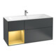 V&B Waschtischunterschrank Wandbeleuchtung Finion 119,6x59,1cm, Reg li gol m, md bl. m Lac-1