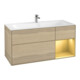 V&B Waschtischunterschrank Wandbeleuchtung Finion 119,6x59,1cm, Reg re gol m, Oak Veneer-1