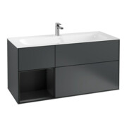 V&B Waschtischunterschrank Wandbeleuchtung Finion 119,6x59,1cm, Rg l b m Lac, md bl. m Lac