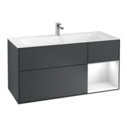 V&B Waschtischunterschrank Wandbeleuchtung Finion 119,6x59,1cm, Rg r g w Lac, md bl. m Lac